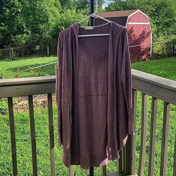 Altar'd State open front hooded cardigan - Picture 1 of 9